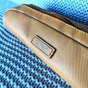 TUMI Tan Zip Pouch